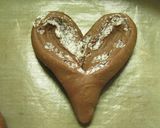 A picture of step 7 of Chocolate Heart Pastries.