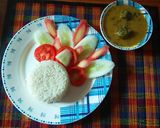 A picture of step 8 of Healthy and yummy Palak kadhi.