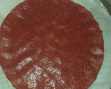 Foto del paso 4 de la receta: Tarta fresca con forma de sandía 🍉🍉🍉