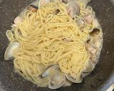 蛤蠣雞肉佐A J白酒蒜香芥末子醬的食譜步驟4照片