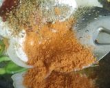 A picture of step 2 of Peri veggies mayo pasta.