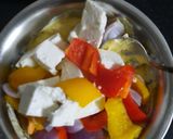 A picture of step 2 of Paneer tikka masala.