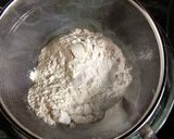 A picture of step 2 of Choco chip ombre cake (eggless).