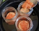 Foto langkah ke 4 dari resep Pudding Jelly Orange 🍊Manggo 🥭dalam Stoples (in jar 🫙).