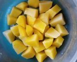 A picture of step 1 of Banana patties.