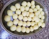 A picture of step 1 of Gulab Jamun.