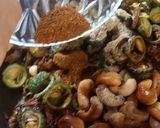 A picture of step 8 of Kaju Karela.