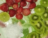 A picture of step 2 of Strawberry 🍓 and kiwi 🥝 Drink.