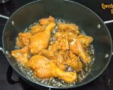 A picture of step 3 of Chatpata chicken fry.