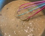 A picture of step 2 of Whiskey Caramel and Banana Self-saucing Pudding.