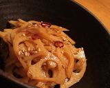 A picture of step 4 of Lotus Root Kinpira Stir-fry A Delicious Staple Side Dish.