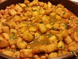 Potato Chick-Pea Curry W/Garlic Roasted Cauliflower - Serve W/Basmati Rice & Cha