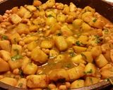 A picture of step 15 of Potato Chick-Pea Curry W/Garlic Roasted Cauliflower - Serve W/Basmati Rice & Cha.