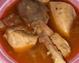 A picture of step 4 of Desi Murgh Salan.