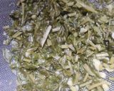 A picture of step 1 of Palak Seekh Kabab.