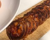 Foto del paso 1 de la receta Tortilla abierta de verdura asada y chorizo de Salamanca