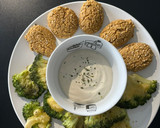 Foto del paso 6 de la receta: 🌱 Chips de brócoli y Falafel de jalapeño (salsa de yogur casera) 🌱