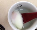 A picture of step 2 of Poached Egg in the Microwave.
