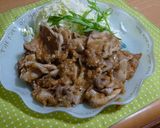 A picture of step 6 of Pork Shogayaki (Ginger Fried Pork).