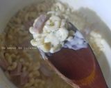 Une image de l'étape 4 de Coquillettes au saucisson et roquefort 🥣.