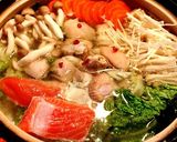 A picture of step 10 of Tasty Salt-Broth Offal Hot Pot with Kombu and Weipa.