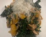 A picture of step 4 of Mushroom and calvolo nero gnocchi.