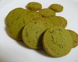 A picture of step 8 of Crispy Kinako Adzuki Cookies.