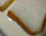 A picture of step 2 of Milky Calpico and Condensed Milk French Toast.