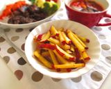 A picture of step 5 of Simple Side Dish: Sweet Potato Sautéed with Lemon Butter.