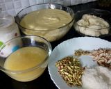 A picture of step 1 of Mong ki dal ka halwa.