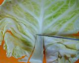 A picture of step 1 of Quick & Easy Spring Cabbage and Sakura Shrimp Pasta.
