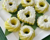 صورة لخطوة 10 من وصفة كيك بجوز الهند والباندان 🥥💚
