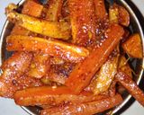 A picture of step 8 of Instant Carrot Pickle.