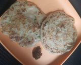 A picture of step 6 of Barley pan cake.