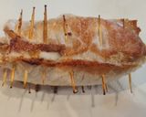 Foto del paso 4 de la receta: Rollitos de lomo a los dos jamones en salsa de setas