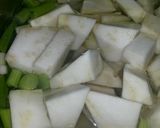 A picture of step 2 of Sig's Celeriac Soup with Leeks and Stilton Cheese.