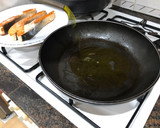 Foto del paso 4 de la receta: Salmón a la naranja a mi manera con champiñones laminados