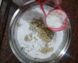 A picture of step 5 of Khoya Til Ladoo.