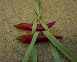 A picture of step 6 of A Cute Way To Dry Red Chili Peppers.