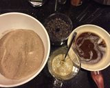A picture of step 3 of Double Dark Chocolate Chip and Almond Coconut Oatmeal Cookies.