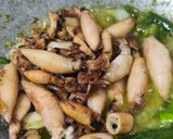 Foto langkah ke 4 dari resep Cumi Asin Cabe Ijo.