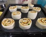 A picture of step 6 of Pizza Wheel Buns.