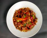 Foto langkah ke 6 dari resep Oseng Daging Sapi Pedas.