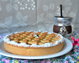 Foto del paso 5 de la receta: Pasta frola de naranja y membrillo con pasas de uvas al oporto🧉