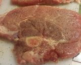A picture of step 2 of Savoury Parmesan Herb Pork Chops.
