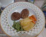 Foto langkah ke 5 dari resep Hamburg Steak homemade.