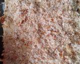 A picture of step 5 of Kesri Bread pudding.