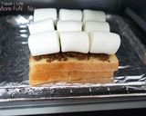 焦烤棉花糖巧克力碎片水果吐司的食譜步驟6照片