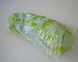 A picture of step 1 of Rolled Cabbage with Fried Tofu and Wiener Sausages.