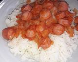 Foto del paso 3 de la receta: Arroz con salsa de salchichas
